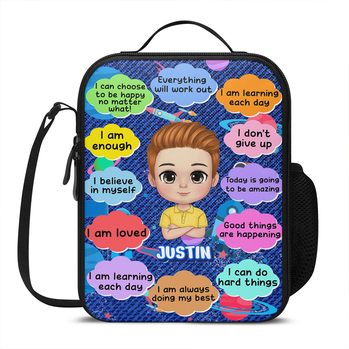 Good Things Are Happening | Personalized Lunch Box Bag JSLBBPHA1305M