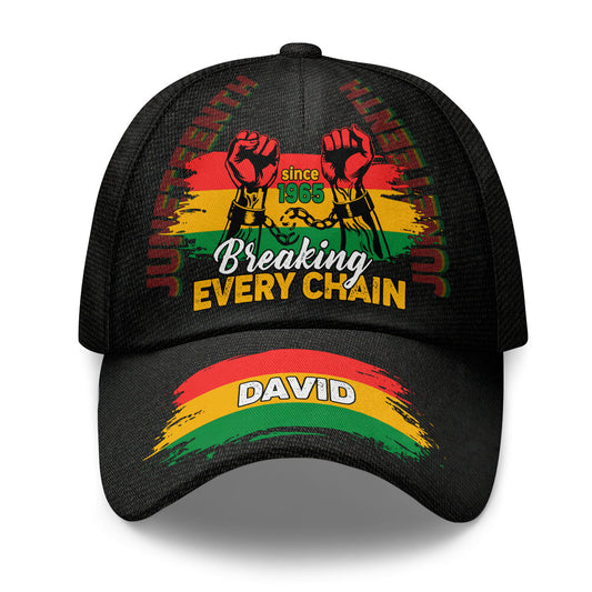 Breaking Every Chain Since 1985 | Personalized Classic Cap JSCCH877