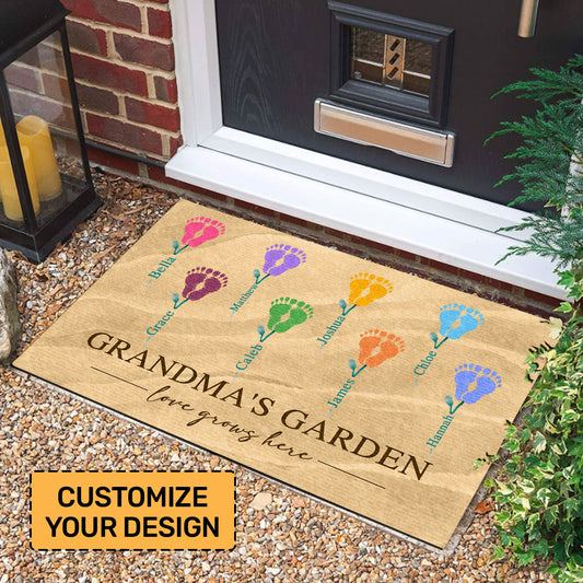 Grandma's Garden | Personalized Doormat JSDMHLHA1726D