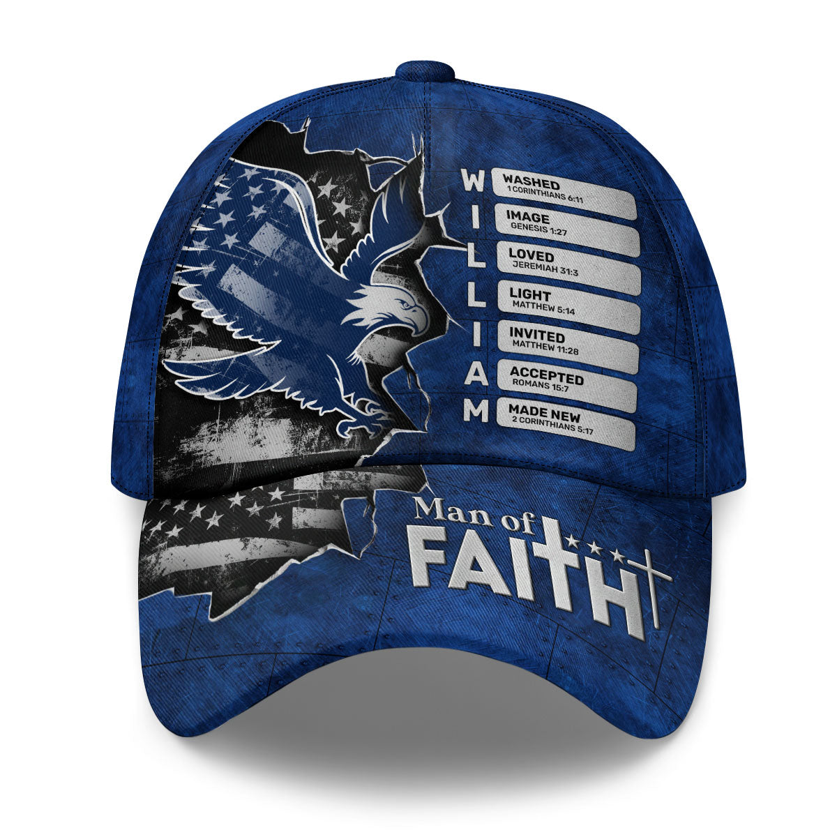 Man Of Faith  | Personalized Classic Cap