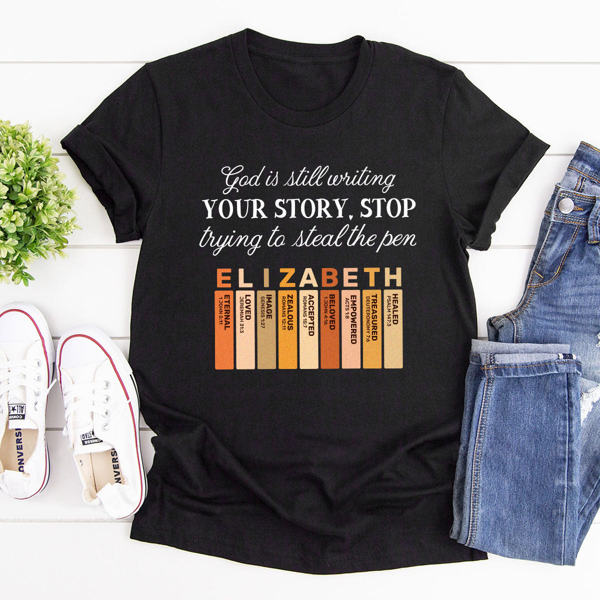 God Is Still Writing Your Story | Personalized Classic Unisex T-shirt