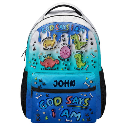 God Says You Are | Personalized Backpack JSBPPH865L