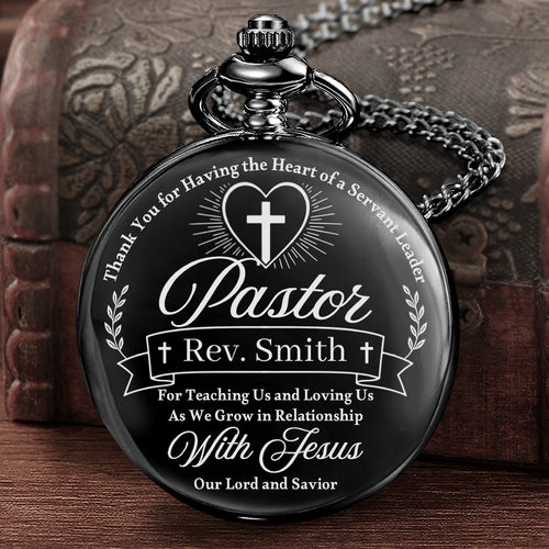 Our Lord And Savior | Personalized Pocket Watch