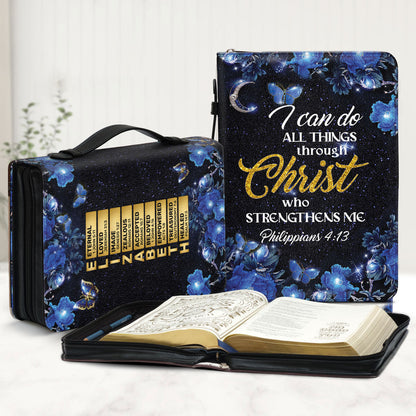 I Can Do All Things Through Christ | Personalized Bible Cover