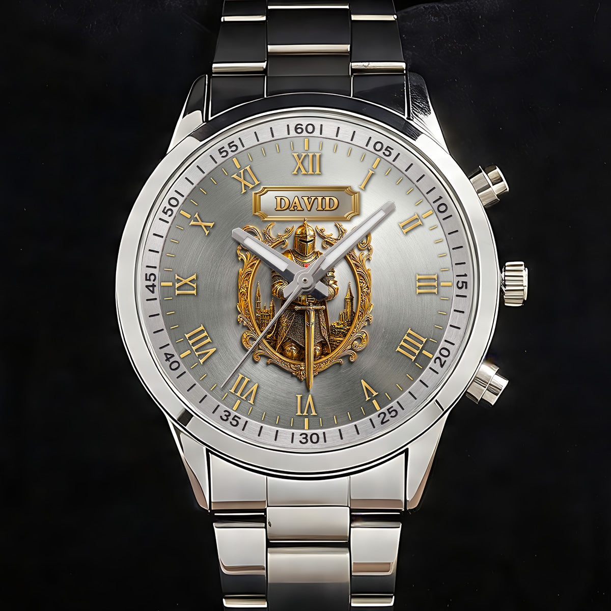 Knight Of God  | Personalized Men's Wrist Watch