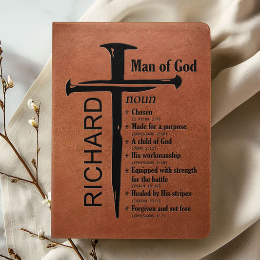 A Child Of God | Personalized Leather Cover Notebook