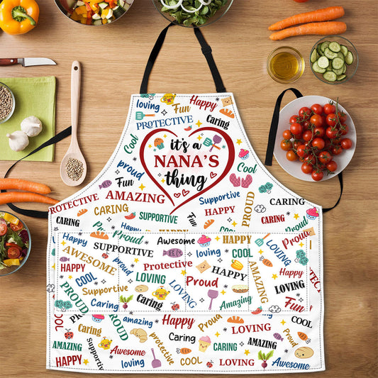 It's A Nana Thing | Personalized Apron With Pocket