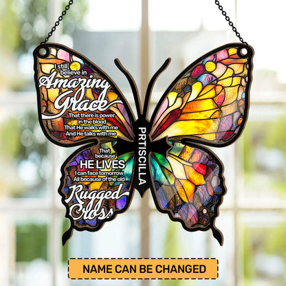 Amazing Grace | Personalized Window Hanging Suncatcher JSWHSCPH1488L