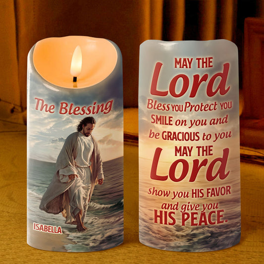 The Blessing | Personalized Flameless LED Candle