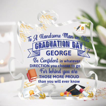 Happy Graduation | Personalized Custom Shaped Squared Acrylic Plaque