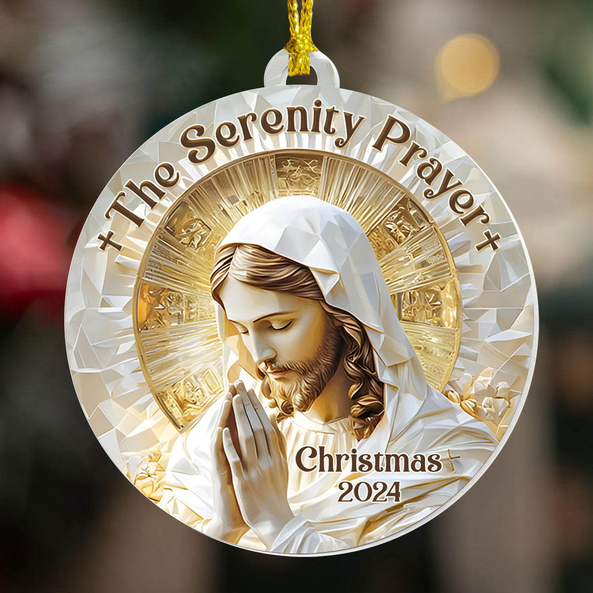 The Serenity Prayer | Personalized 1-Side Acrylic Ornament