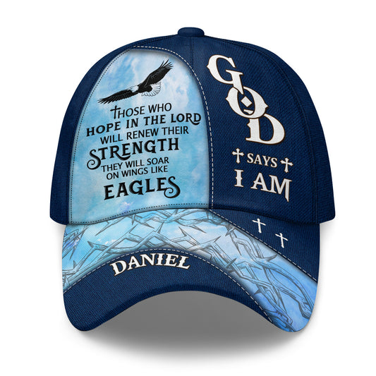 Those Who Hope In The Lord Will Renew Their Strength | Personalized Classic Cap
