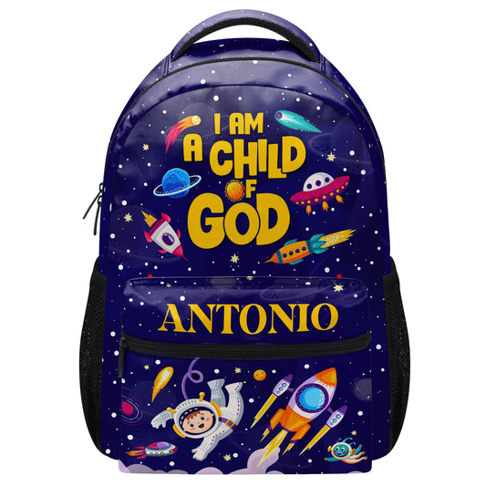 I Am A Child Of God | Personalized Backpack JSBPH882