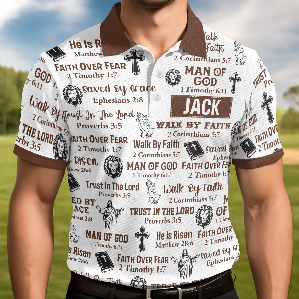 Trust In The Lord  | Personalized Polo Shirt