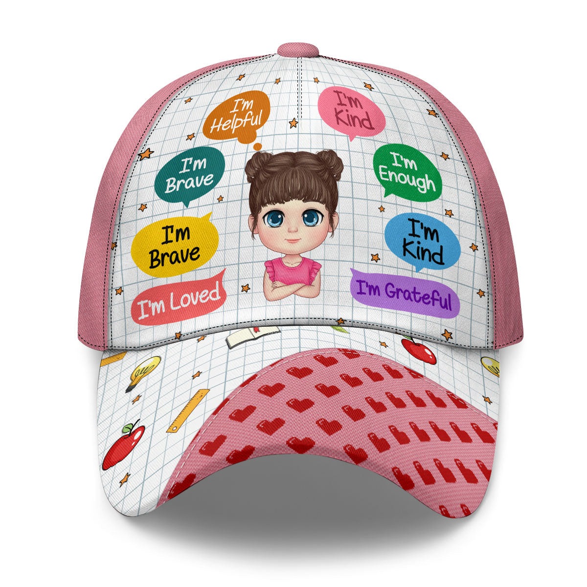 I'm Kind I'm Brave | Personalized Classic Cap JSCCPH1255L