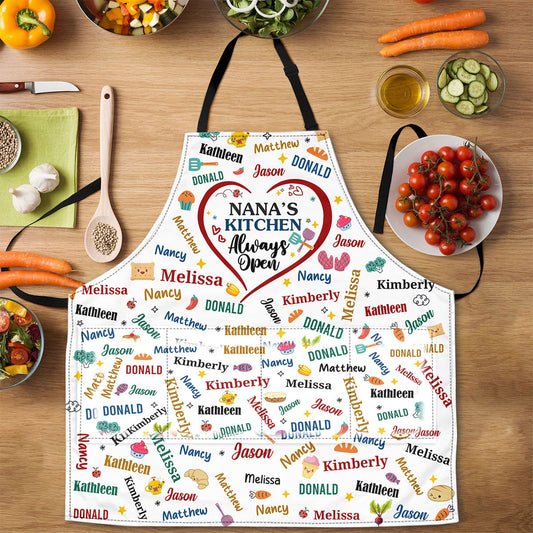 Nana's Kitchen | Personalized Apron With Pocket