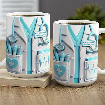 Dr Guided By Jesus | Personalized Ceramic Coffee Mug
