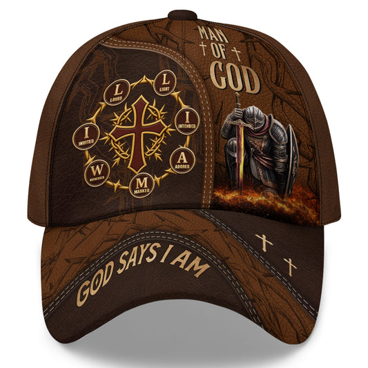 God Says I Am | Personalized Classic Cap