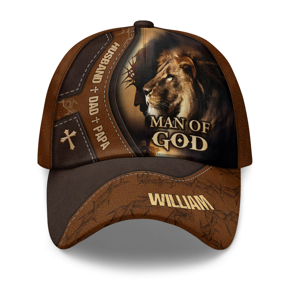 Man Of God Lion | Personalized Classic Cap