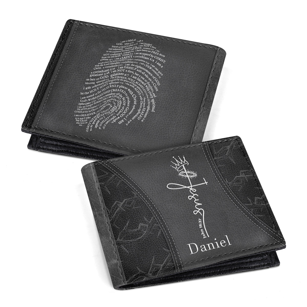 You Are King | Personalized Folded Wallet For Men