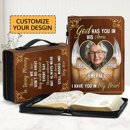 Memorial | Personalized Bible Cover JSBCPPA1349TA