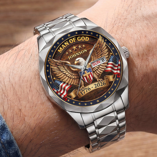 Man Of God | Personalized Men's Wrist Watch