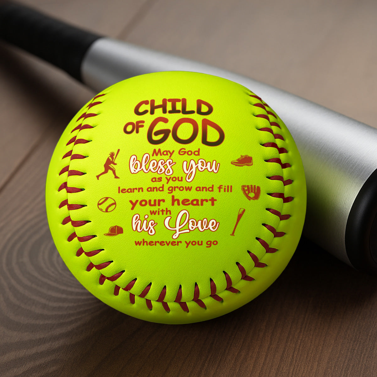 Child Of God | Personalized Softball