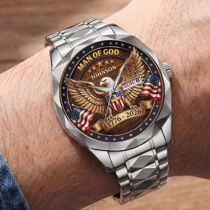 Man Of God | Personalized Men's Wrist Watch