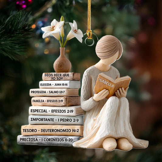 Dios Dice Que Yo Soy | Personalized 1-Layer Acrylic Ornament