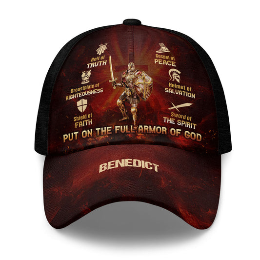 Put On The Full Armor Of God | Personalized Classic Cap JSCCM1039
