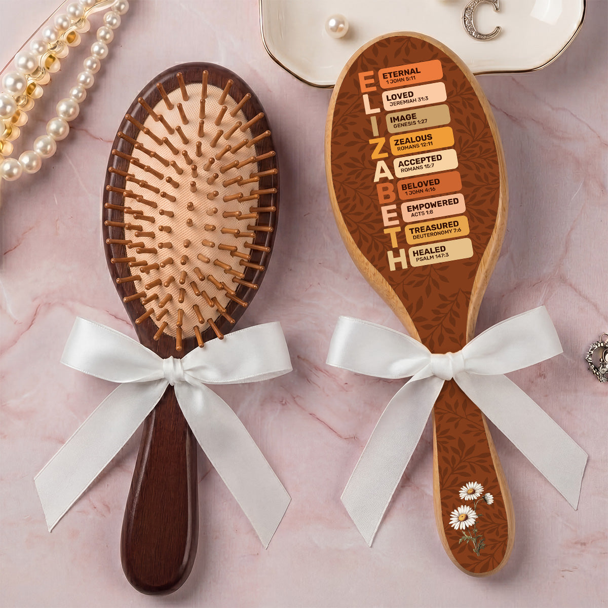 God Says I Am | Personalized Hair Brush