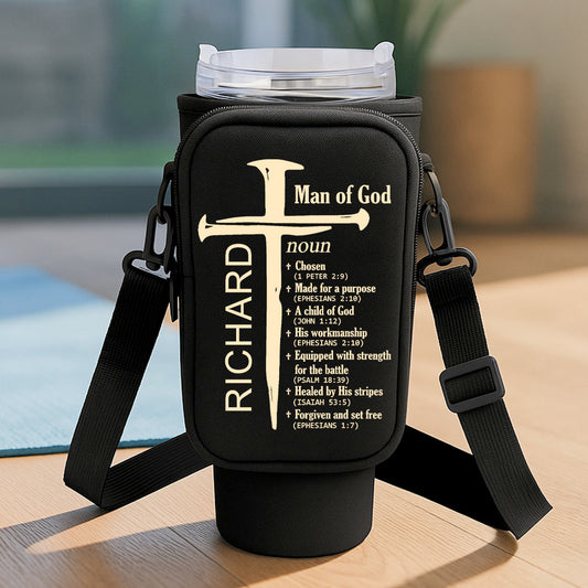 A Child Of God  | Personalized Tumbler Holder Bag