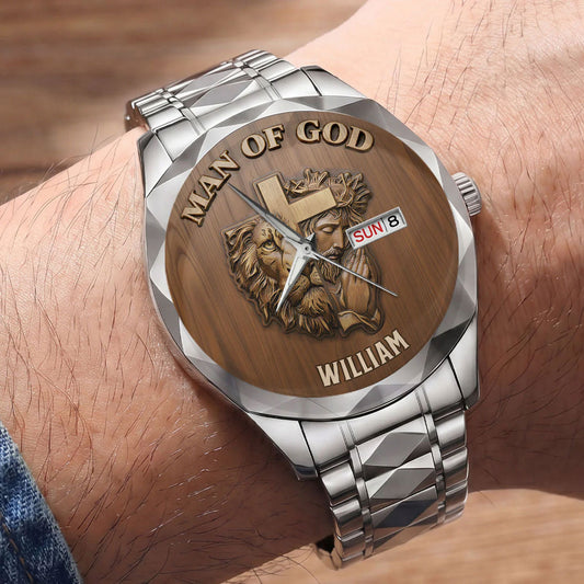 Man Of God | Personalized Men's Wrist Watch