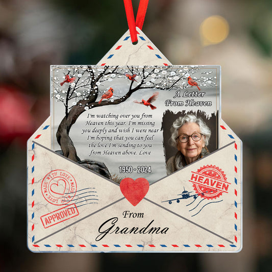 A Letter From Heaven | Personalized 1-Side Acrylic Ornament JSACOPL2406L