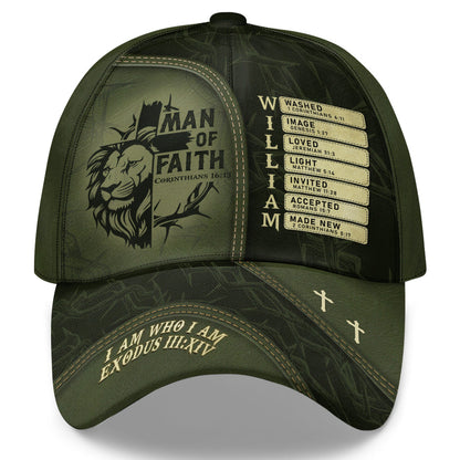 Man Of Faith | Personalized Classic Cap