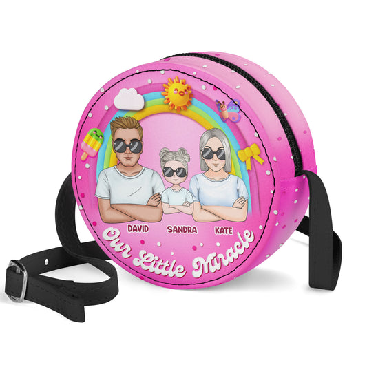 Our Little Miracle | Personalized Kid Round Purse JSCRBPH1127D