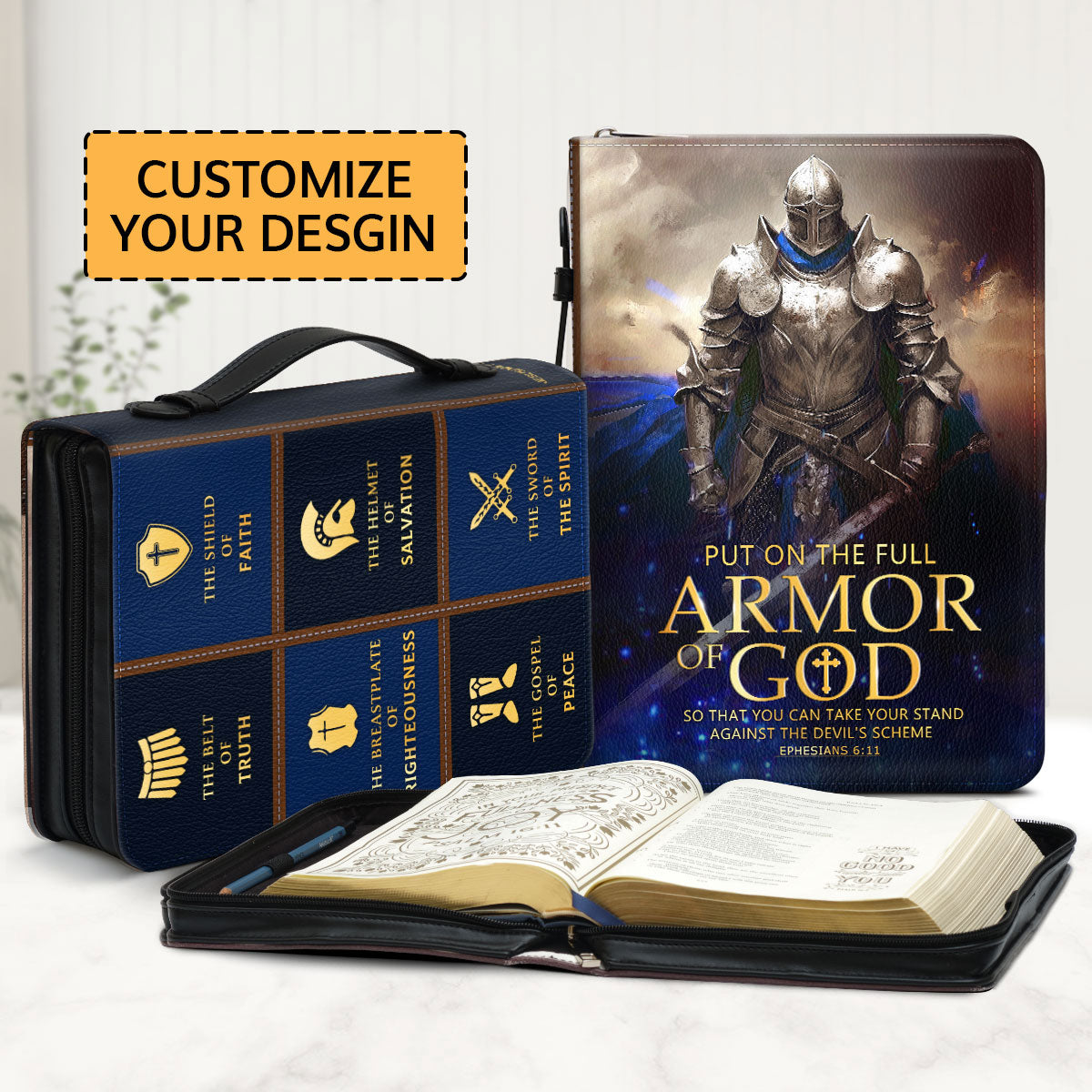 Armor Of God | Personalized Bible Cover JSBCPPA958TA