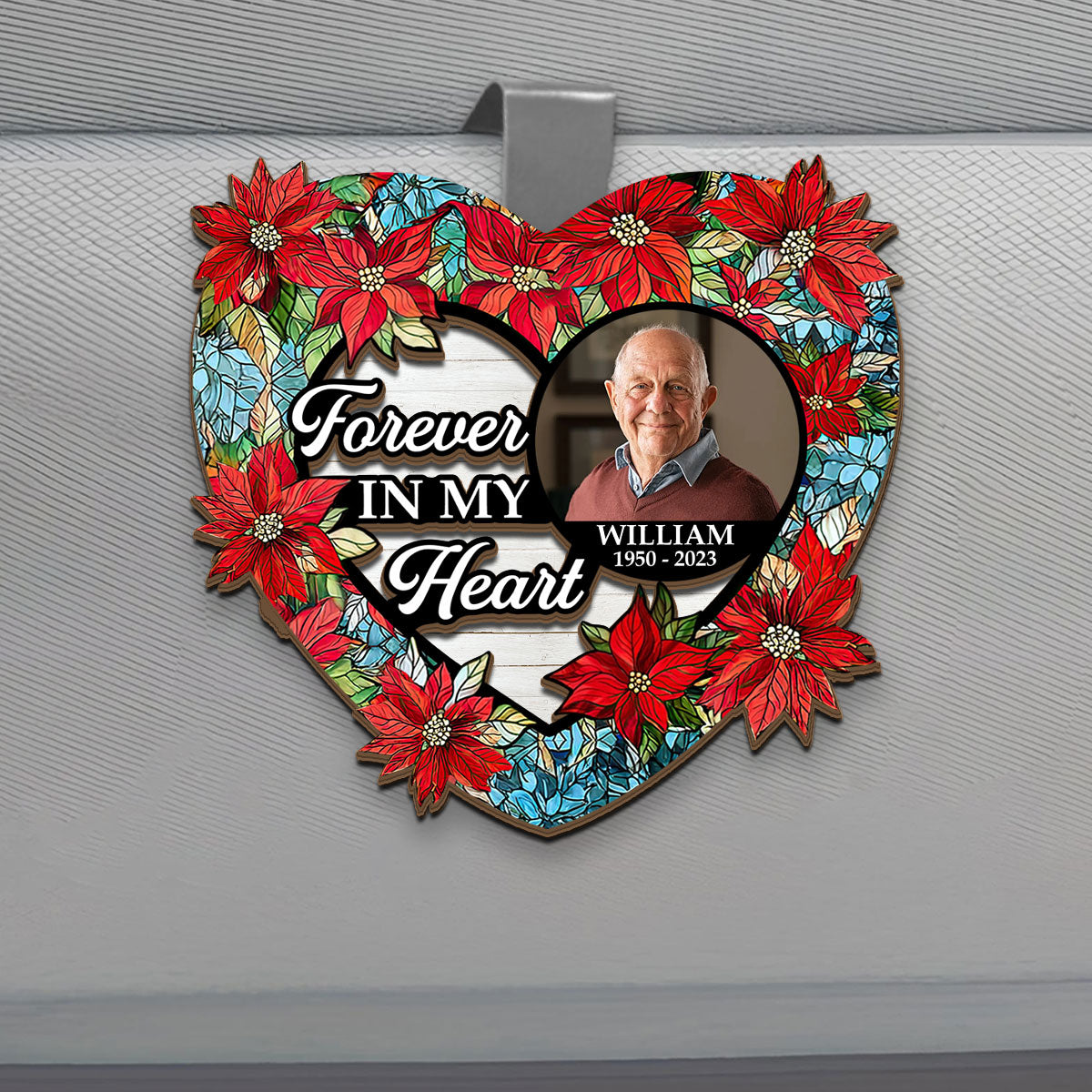 Forever In My Heart | Personalized Car Visor Clip