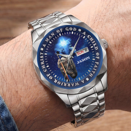 A Man Of God | Personalized Men's Wrist Watch
