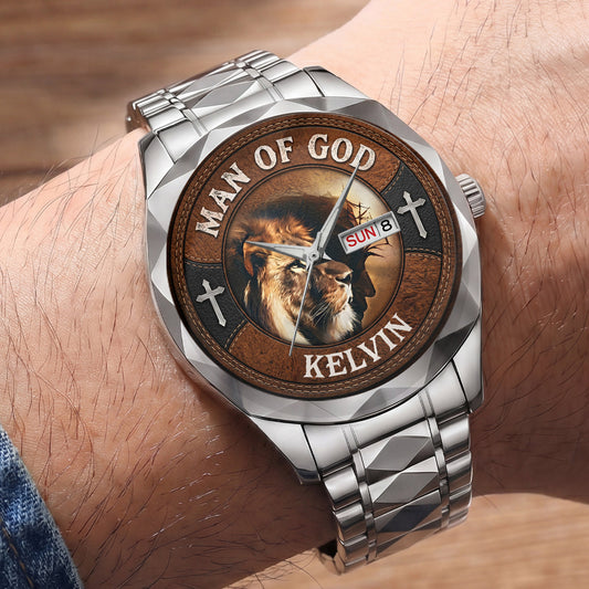 Man Of God | Personalized Men's Wrist Watch