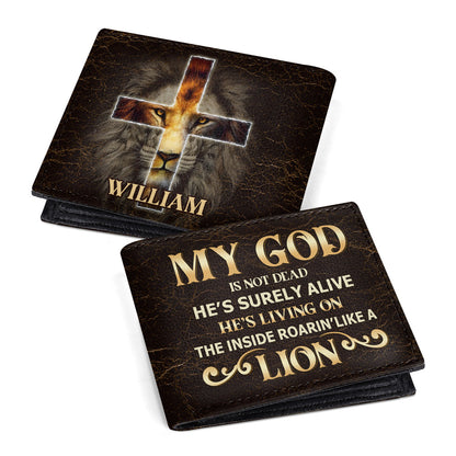 My God's Not Dead | Personalized Folded Wallet For Men