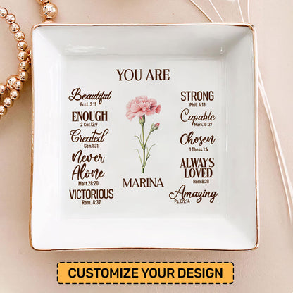 You Are | Personalized Jewelry Dish JSJDPH1918M