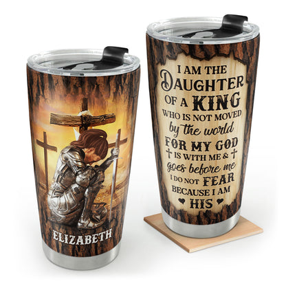 I Am The Daughter Of A King | Personalized Stainless Steel Tumbler