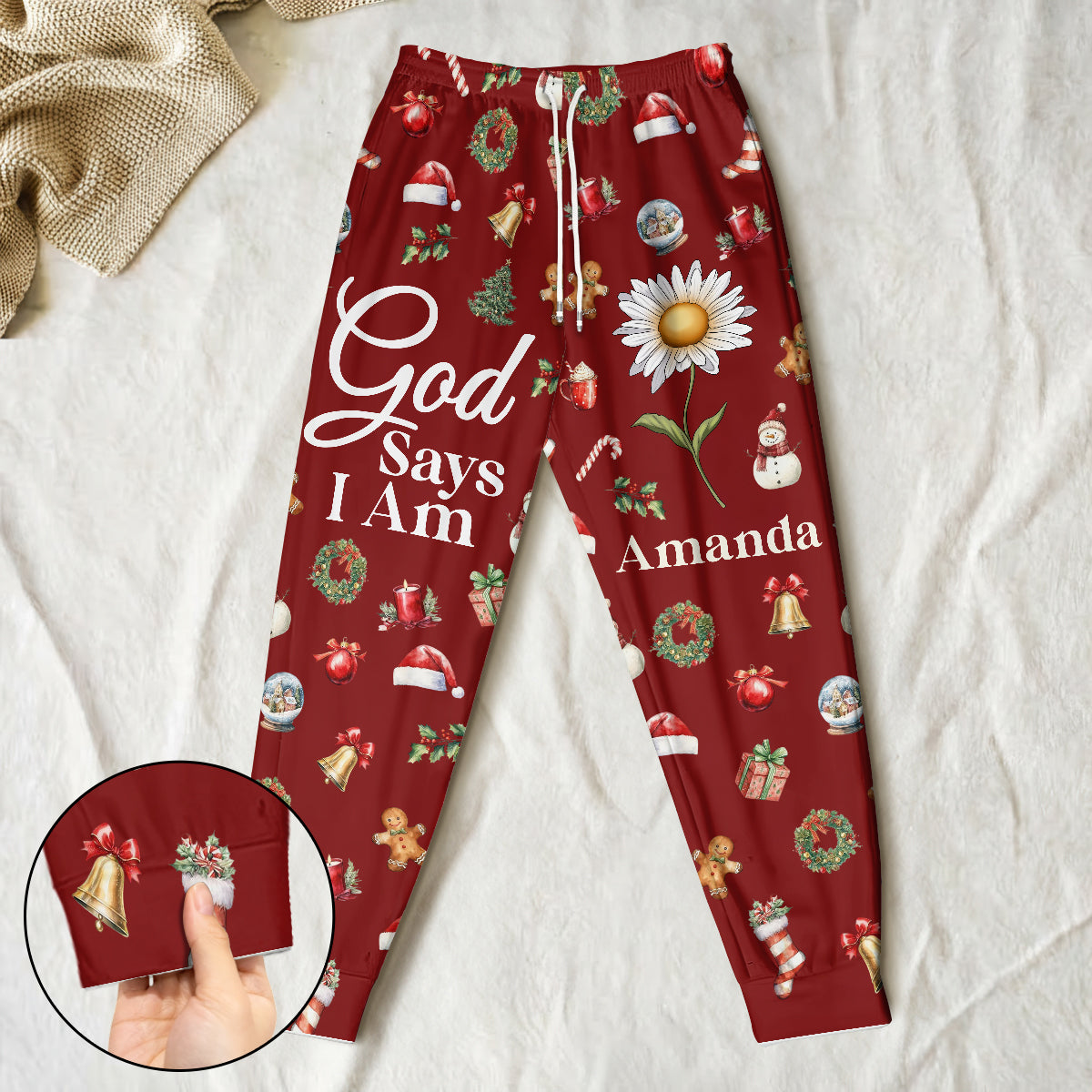 God Says I Am  | Personalized Sweatpants