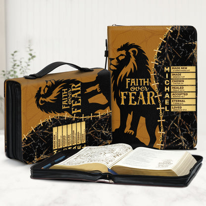 Faith Over Fear | Personalized Bible Cover