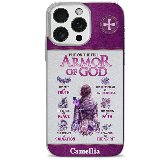 Armor Of God  | Personalized Clear Silicone Phone Case