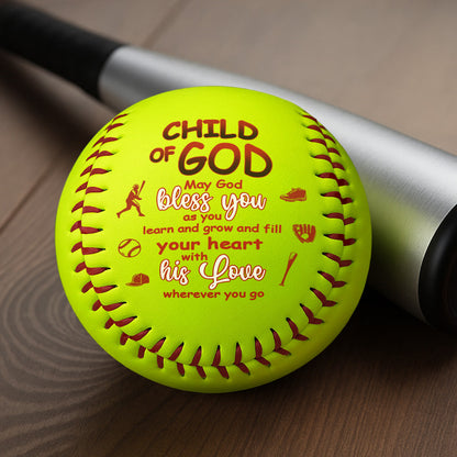 Child Of God | Personalized Softball