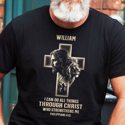 I Can Do All Things Through Christ | Personalized 2D Unisex T-shirt