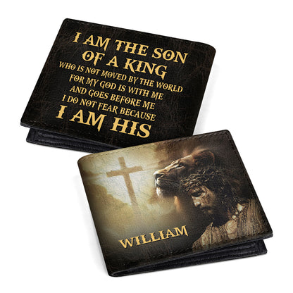 I Am The Son Of A King | Personalized Folded Wallet For Men