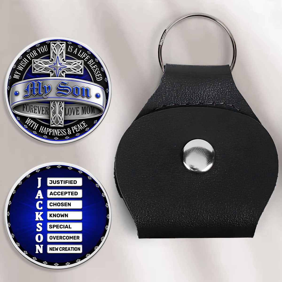 Blessed Life for My Son And Daughter | Personalized Pocket Hug